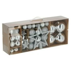 BAUHAUS Christbaumkugel-Mix Silber, Kunststoff, Rund, 75 Stk. -Jalousien Verkäufe 12 1023