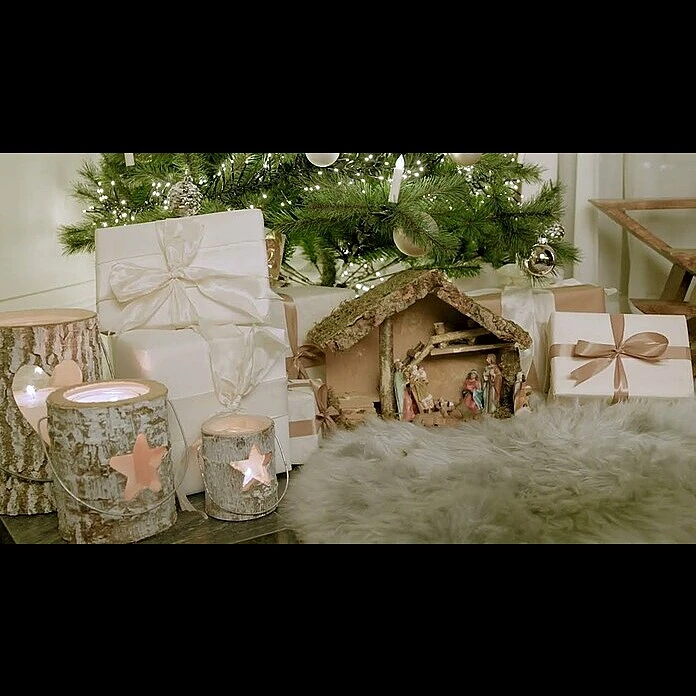 BAUHAUS Christbaumschmuck Zapfen Champagner, Kunststoff, Rund, 1 Stk. 6 BAUHAUS Christbaumschmuck Zapfen Champagner, Kunststoff, Rund, 1 Stk. – Bild 4