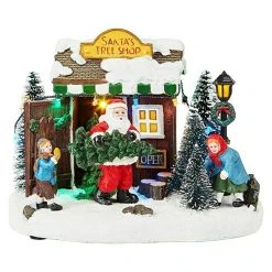 BAUHAUS Markslöjd Weihnachtsdorf Mehrfarbig, 13,5 X 20,5 X 15,5 Cm, LED