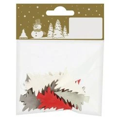 BAUHAUS Dekofigur Tanne L X B X H: 12 X 9 X 2 Cm, Rot, Holz