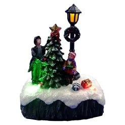 BAUHAUS Weihnachtsdorf Mehrfarbig, 5,5 X 9,5 X 12,5 Cm, LED