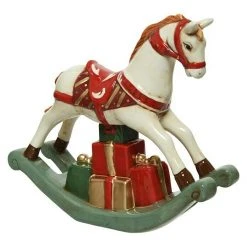 BAUHAUS Dekofigur Schaukelpferd B X H: 20,5 X 19 Cm