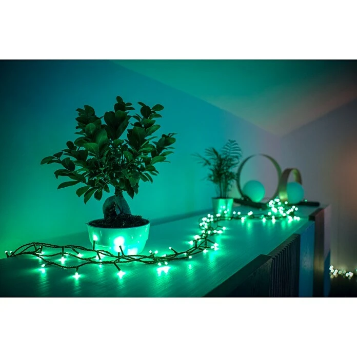 BAUHAUS Twinkly LED-Lichterkette Außen, 20 M, 250-flammig, Lichtfarbe: RGBW 4 BAUHAUS Twinkly LED-Lichterkette Außen, 20 M, 250-flammig, Lichtfarbe: RGBW – Bild 2