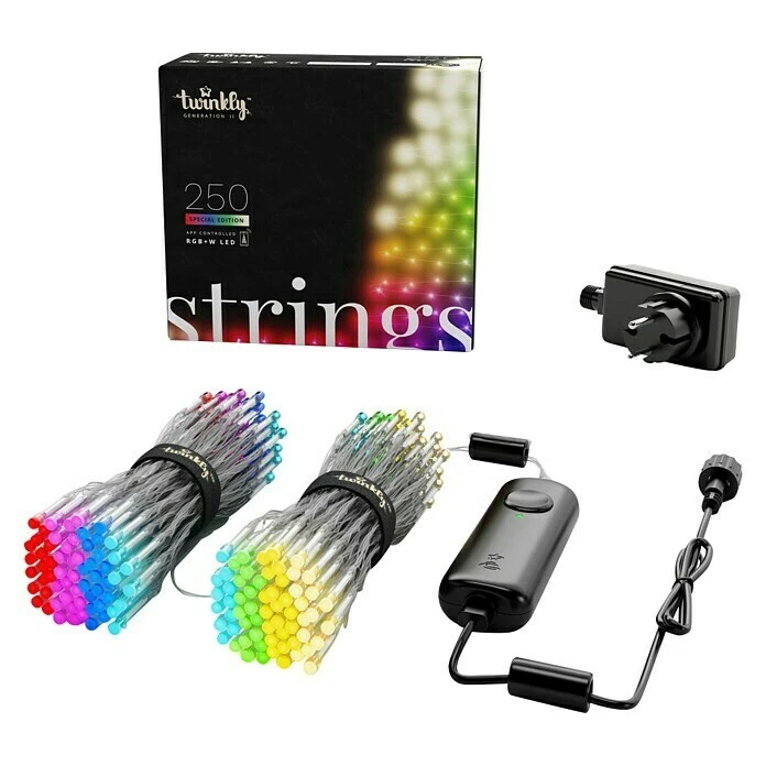 BAUHAUS Twinkly LED-Lichterkette Außen, 20 M, 250-flammig, Lichtfarbe: RGBW 8 BAUHAUS Twinkly LED-Lichterkette Außen, 20 M, 250-flammig, Lichtfarbe: RGBW – Bild 6