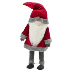 BAUHAUS Weihnachtsmann Wichtel Höhe: 125 Cm, Samt