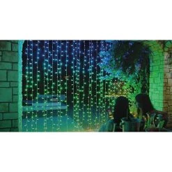 BAUHAUS Twinkly LED-Lichterkette Außen, 210-flammig, Kabellänge: 3 M, Lichtfarbe: RGB