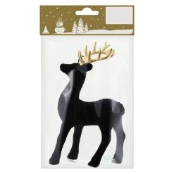 BAUHAUS Dekofigur L X B X H: 4 X 12,5 X 20 Cm, Schwarz, Kunststoff