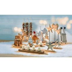 BAUHAUS Dekoelement Holzbaum Mit Mütze Holz, 32 Cm -Jalousien Verkäufe 12 1195