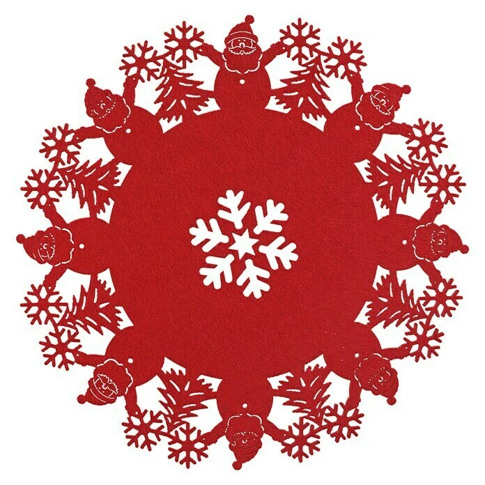 BAUHAUS Untersetzer Länge: 0,3 Cm, Rot 3 BAUHAUS Untersetzer Länge: 0,3 Cm, Rot