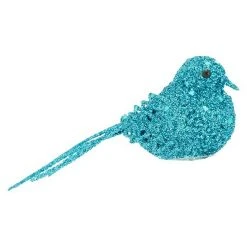 BAUHAUS Christbaumschmuck Vogel Blau, Kunststoff, 1 Stk.