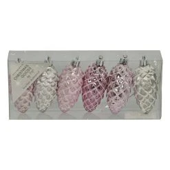 BAUHAUS Christbaumschmuck Zapfen Rosa, Kunststoff, 6 Stk. -Jalousien Verkäufe 12 1273