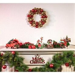 BAUHAUS Schneekugel Mit Spieluhr Kunststoff, Mehrfarbig, Weihnachtsmann -Jalousien Verkäufe 12 1297