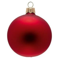 BAUHAUS Weihnachtskugeln 24 Stk., Durchmesser: 7 Cm, Rot, Glas -Jalousien Verkäufe 12 1300