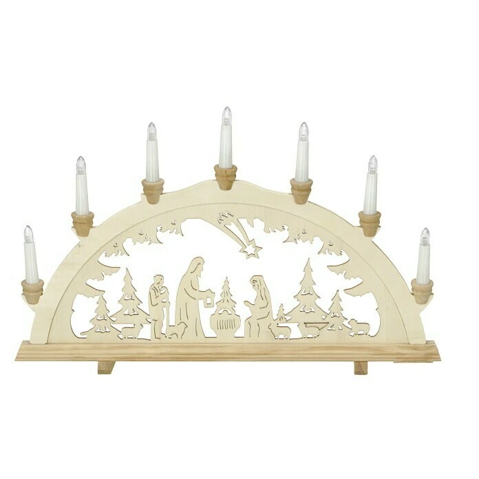 BAUHAUS LED-Weihnachtsleuchte Christi Geburt L X B X H: 4 X 58 X 37 Cm, Lichtfarbe: Warmweiß 4 BAUHAUS LED-Weihnachtsleuchte Christi Geburt L X B X H: 4 X 58 X 37 Cm, Lichtfarbe: Warmweiß – Bild 2