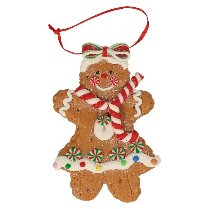 BAUHAUS Kurt Adler Christbaumschmuck Lebkuchenfiguren Braun, Kunststoff, 1 Stk. 5 BAUHAUS Kurt Adler Christbaumschmuck Lebkuchenfiguren Braun, Kunststoff, 1 Stk. – Bild 3