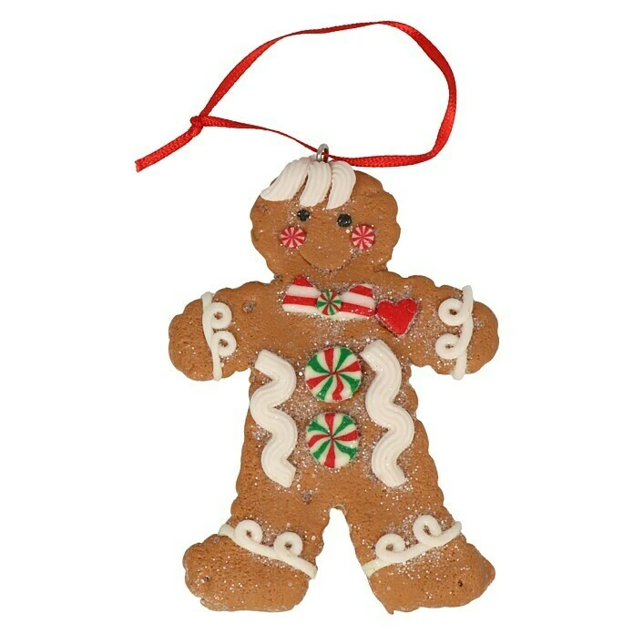 BAUHAUS Kurt Adler Christbaumschmuck Lebkuchenfiguren Braun, Kunststoff, 1 Stk. 6 BAUHAUS Kurt Adler Christbaumschmuck Lebkuchenfiguren Braun, Kunststoff, 1 Stk. – Bild 4