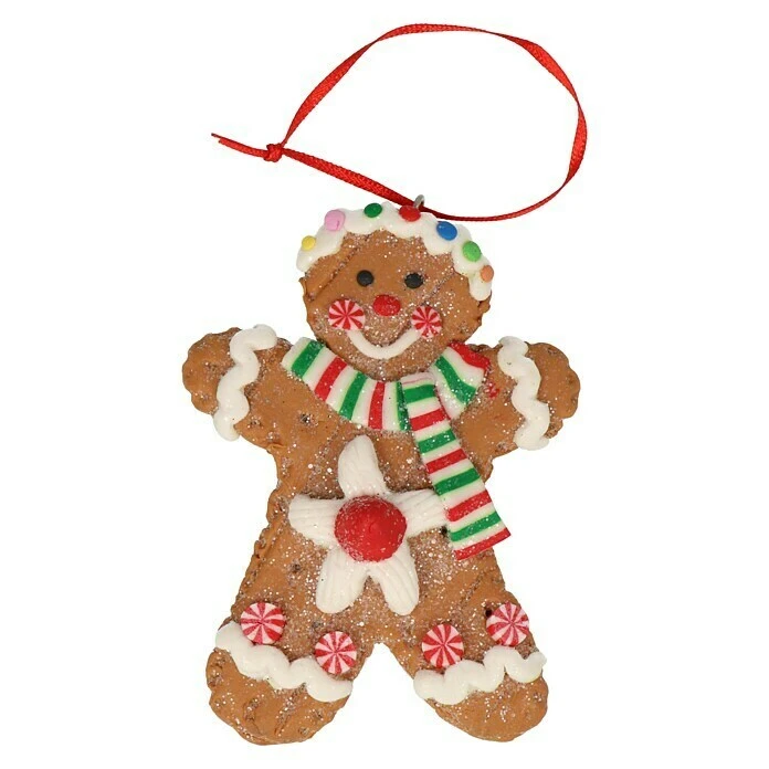 BAUHAUS Kurt Adler Christbaumschmuck Lebkuchenfiguren Braun, Kunststoff, 1 Stk. 7 BAUHAUS Kurt Adler Christbaumschmuck Lebkuchenfiguren Braun, Kunststoff, 1 Stk. – Bild 5