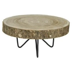 Jalousien Verkäufe 50 BAUHAUS Beistelltisch Baumstamm 24 X 12 Cm