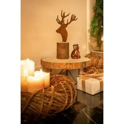 BAUHAUS Weihnachtskugeln Braun, Glas, Fuchs -Jalousien Verkäufe 12 1417