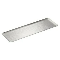 BAUHAUS Schale Silberplatte L X B: 45 X 15 Cm, Metall