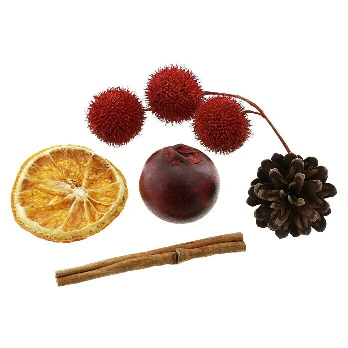 BAUHAUS Dekoelement Mischbeutel Natur Rot Braun, Kunststoff 4 BAUHAUS Dekoelement Mischbeutel Natur Rot Braun, Kunststoff – Bild 2