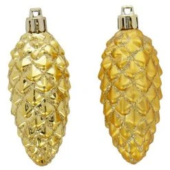 BAUHAUS Christbaumschmuck Zapfen Gold, Kunststoff, 6 Stk. -Jalousien Verkäufe 12 1454