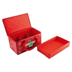 BAUHAUS Aufbewahrungsbox My Christmas L X B X H: 50 X 30 X 30 Cm, 2 Einlegeböden, Rot -Jalousien Verkäufe 12 1468