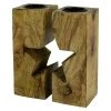 BAUHAUS Teelichthalter Stern L X B X H: 14 X 7 X 20 Cm, Natur, Holz -Jalousien Verkäufe 12 1474