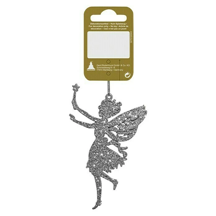 BAUHAUS Christbaumschmuck Engel Glitter Silber Silber, Kunststoff 3 BAUHAUS Christbaumschmuck Engel Glitter Silber Silber, Kunststoff