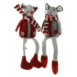 BAUHAUS Dekofigur L X B X H: 6 X 5 X 20 Cm, Rot, Filz