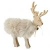 BAUHAUS Dekofigur Rentier Kunstpelz, Höhe: 25 Cm, Farbig Sortiert