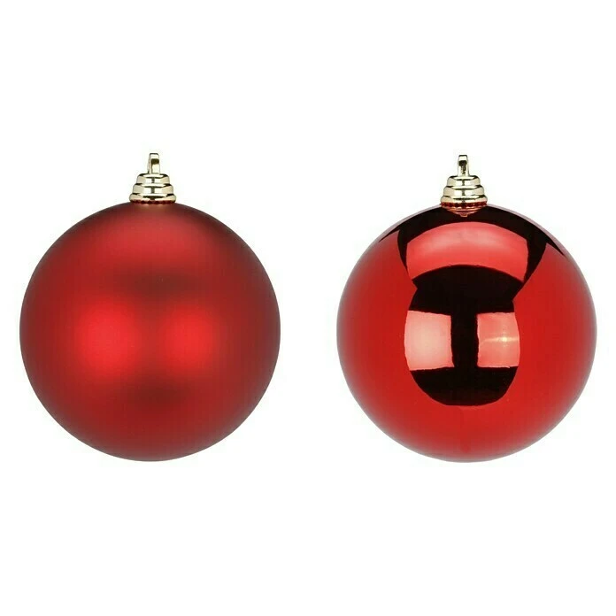 BAUHAUS Christbaumkugel Rot, Kunststoff, Durchmesser: 15 Cm, 1 Stk. 3 BAUHAUS Christbaumkugel Rot, Kunststoff, Durchmesser: 15 Cm, 1 Stk.