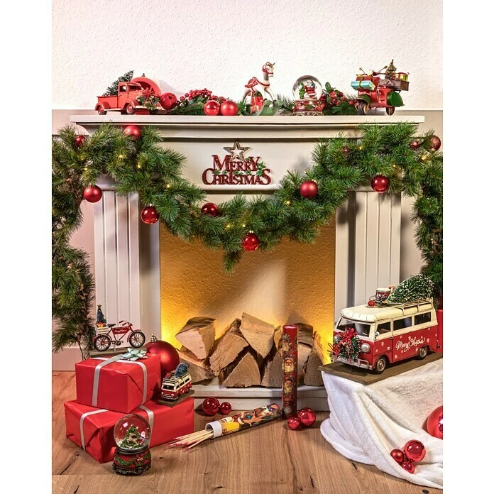 BAUHAUS Christbaumkugel Rot, Kunststoff, Durchmesser: 15 Cm, 1 Stk. 6 BAUHAUS Christbaumkugel Rot, Kunststoff, Durchmesser: 15 Cm, 1 Stk. – Bild 4