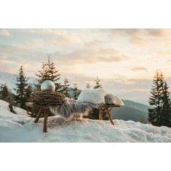 BAUHAUS Christbaumkugel Weiß, Glas, Durchmesser: 10 Cm, Dekor -Jalousien Verkäufe 12 1522