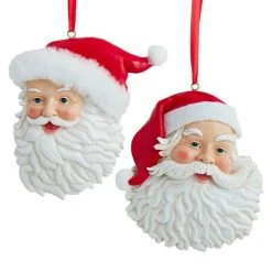 BAUHAUS Christbaumschmuck Weihnachtsmann Rot, Kunststoff, 1 Stk.