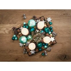 BAUHAUS Christbaumschmuck Zapfen Silber, Kunststoff, 6 Stk. -Jalousien Verkäufe 12 1542