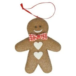 BAUHAUS Kurt Adler Christbaumschmuck Lebkuchenfiguren Braun, Kunststoff, 1 Stk., 2,5 Cm -Jalousien Verkäufe 12 1553