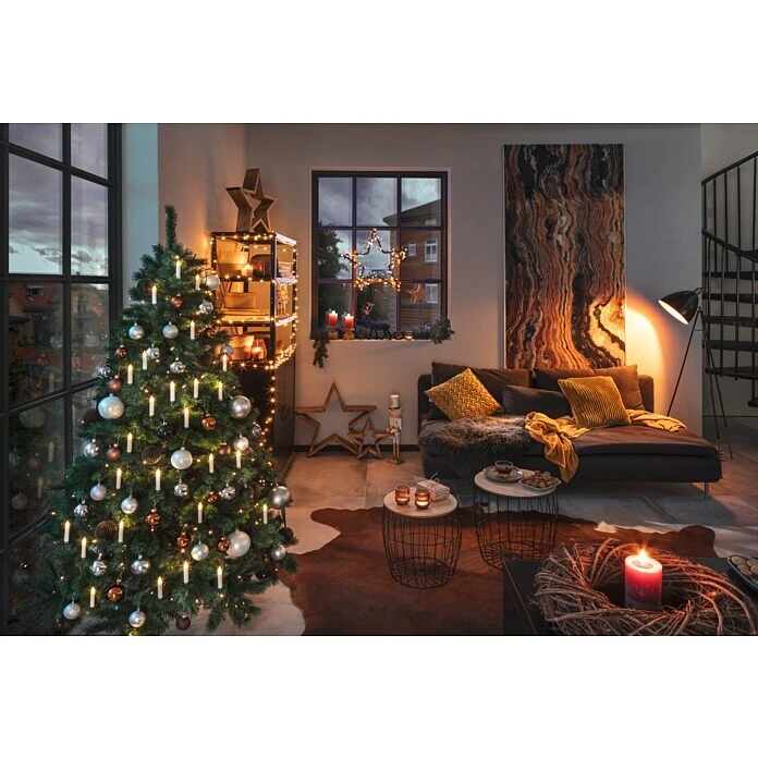 BAUHAUS Weihnachtskugeln 24 Stk., Durchmesser: 7 Cm, Silber, Glas 7 BAUHAUS Weihnachtskugeln 24 Stk., Durchmesser: 7 Cm, Silber, Glas – Bild 5