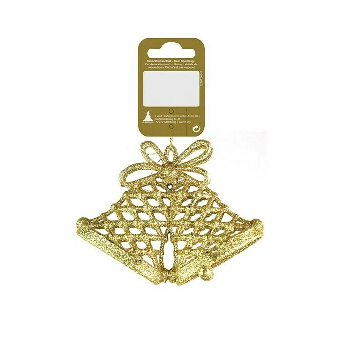 BAUHAUS Christbaumschmuck Glocke Gold, Kunststoff 3 BAUHAUS Christbaumschmuck Glocke Gold, Kunststoff