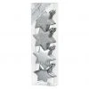 BAUHAUS Christbaumschmuck Stern Silber, Kunststoff, Stern, 8 Stk.