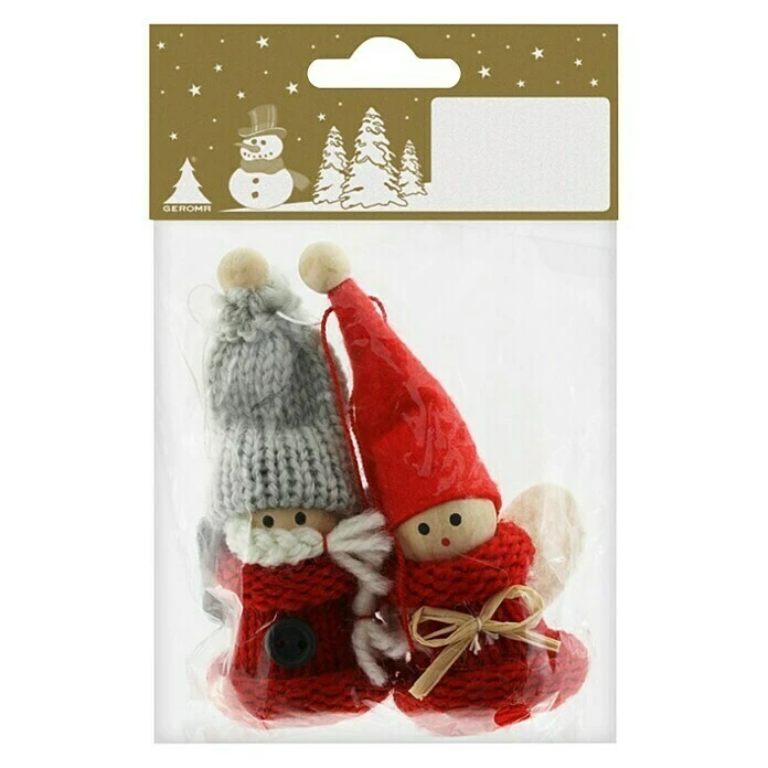 BAUHAUS Christbaumschmuck Rot, Filz 3 BAUHAUS Christbaumschmuck Rot, Filz