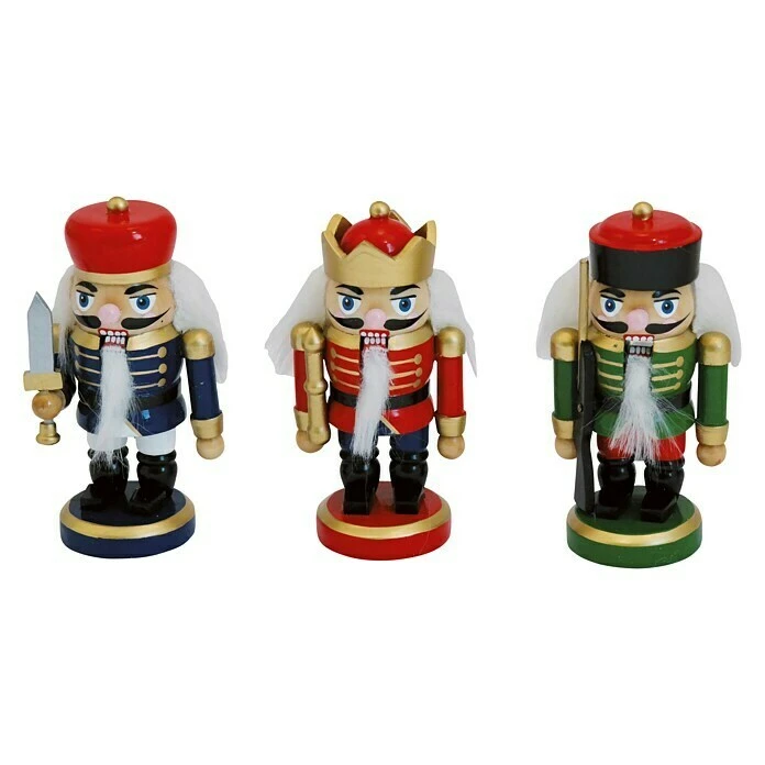 BAUHAUS Dekofigur Nussknacker Aus Holz Höhe: 10 Cm, 1 Stk. 3 BAUHAUS Dekofigur Nussknacker Aus Holz Höhe: 10 Cm, 1 Stk.