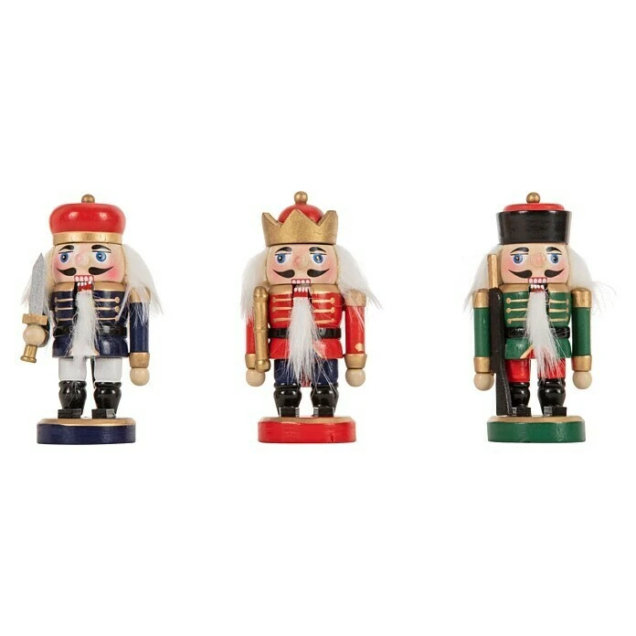 BAUHAUS Dekofigur Nussknacker Aus Holz Höhe: 10 Cm, 1 Stk. 5 BAUHAUS Dekofigur Nussknacker Aus Holz Höhe: 10 Cm, 1 Stk. – Bild 3