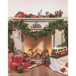 BAUHAUS Dekofigur Weihnachtsbus Höhe: 27 Cm, Metall, Rot -Jalousien Verkäufe 12 1677