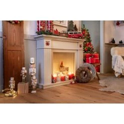 BAUHAUS Dekofigur Weihnachtsbus Höhe: 27 Cm, Metall, Rot -Jalousien Verkäufe 12 1679