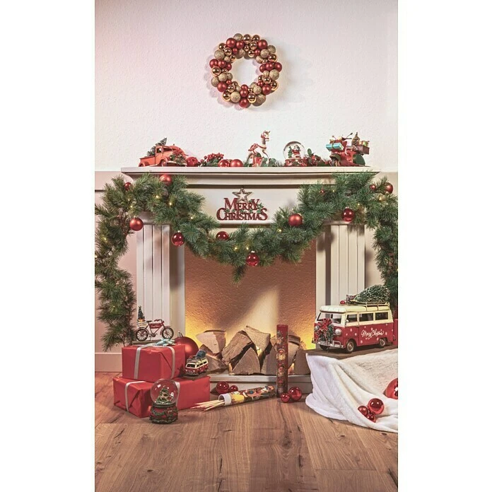 BAUHAUS Dekofigur Weihnachtsfahrrad Höhe: 18 Cm, Rot, Metall 6 BAUHAUS Dekofigur Weihnachtsfahrrad Höhe: 18 Cm, Rot, Metall – Bild 4