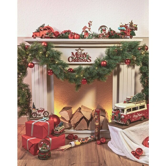 BAUHAUS Dekofigur Weihnachtsfahrrad Höhe: 18 Cm, Rot, Metall 7 BAUHAUS Dekofigur Weihnachtsfahrrad Höhe: 18 Cm, Rot, Metall – Bild 5