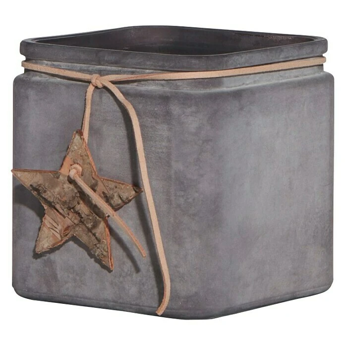 BAUHAUS Vase Square Frost L X B X H: 12 X 12 X 12 Cm, Grau 5 BAUHAUS Vase Square Frost L X B X H: 12 X 12 X 12 Cm, Grau – Bild 3