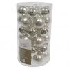 BAUHAUS Mini-Glaskugel Mix 40 Mm, 36 Stk., Silber
