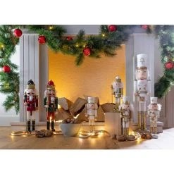 BAUHAUS Dekofigur Nussknacker 2-fach Sortiert Höhe: 55 Cm, 1 Stk. -Jalousien Verkäufe 12 1732